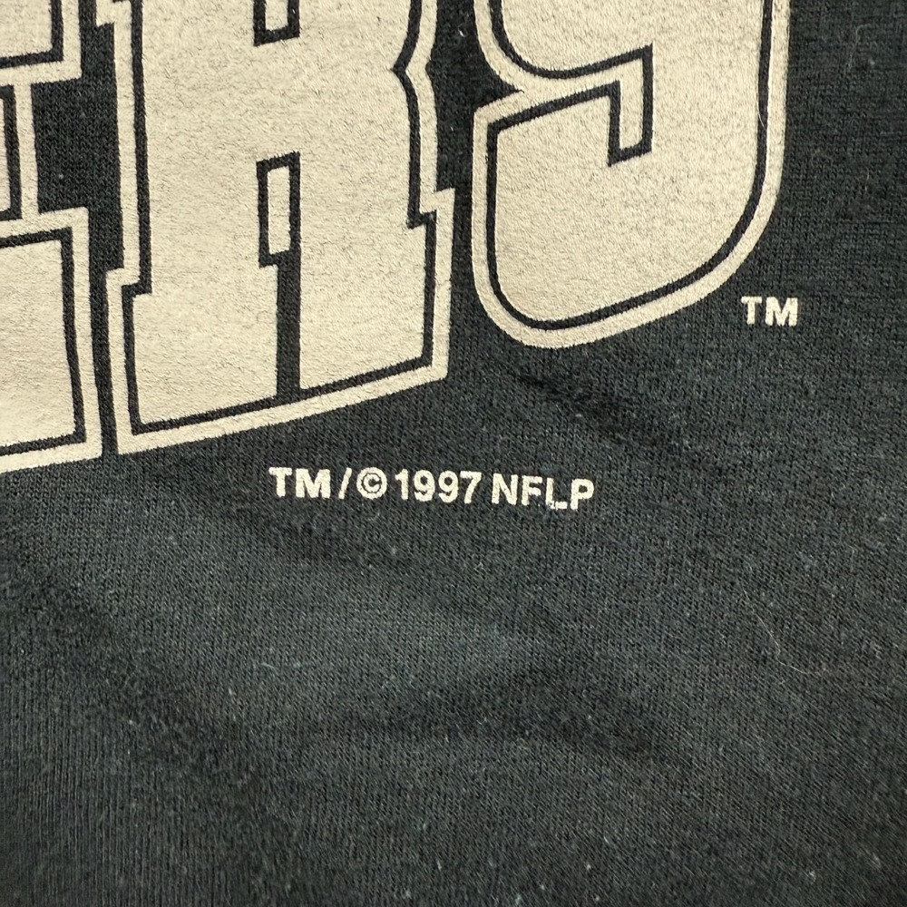 Vintage Pittsburgh‎ Steelers Youth Sweatshirt 10/12 Black NFLP 1997 Made USA - Picture 4 of 9